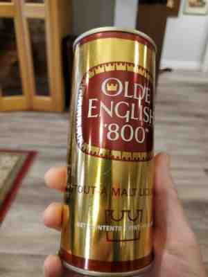 OLDE ENGLISH 800 DRAFT MALT LIQUOR 16oz Beer CAN Tiger Pabst Milwaukee WISCONSIN