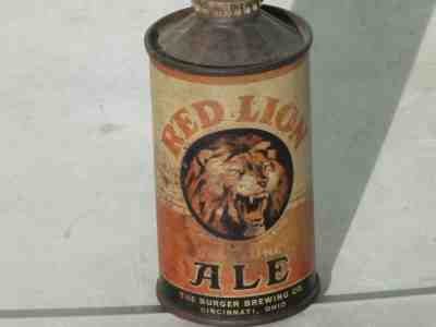 Red Lion Ale Cone Top Beer Can, Cincinnati, OH, 12 oz, IRTP - USBC # 180-32