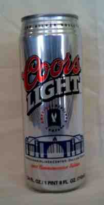 2001 COORS LIGHT American Airlines Center Dallas Commemorative 24 oz Beer Can