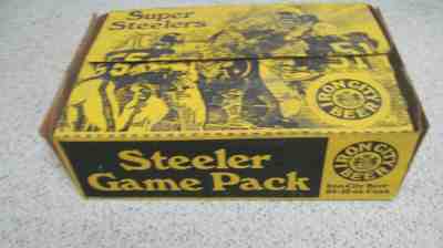 Vintage Iron City Beer Steelers 1976 Super Bowl Champs Steel Can Pull Tab  Opened & Empty Collectible Bar Memorabilia Barware Breweriana