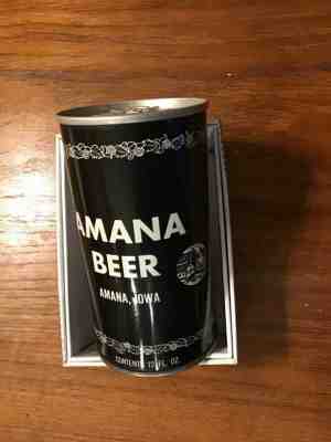 Amana Beer 1972 Vintage S/S Can Cold Spring Brewing Minnesota