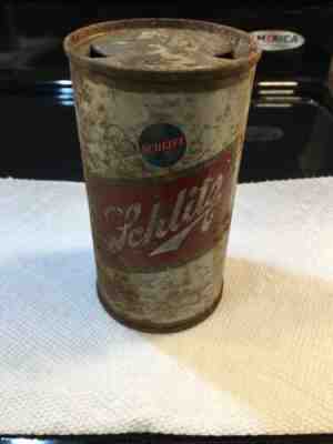 VINTAGE SCHLITZ BEER 12  OZ.  BEER CAN EMPTY  1960’s