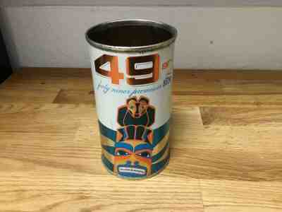 Forty-niner (49er)  Beer (64-34) empty flat top beer can by Atlas, Chicago, IL