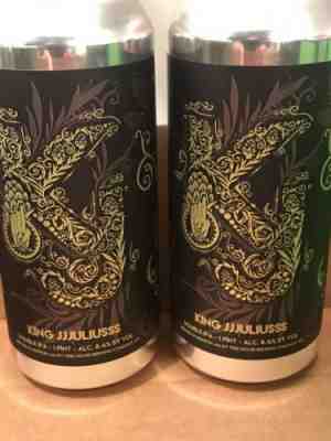 Tree House Brewing King JJJuliusss 2 COLLECTIBLE CANS Beer