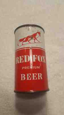  RARE VINTAGE RED FOX PREMIUM UNOPENED EMPTY BEER CAN NC 3 1/2 CT TAX ACCO 5-44