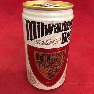 Milwaukee's Best empty beer can, aluminum, 12 oz