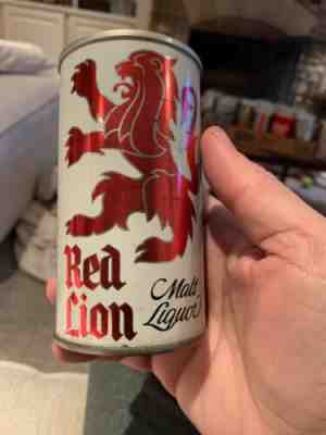 VINTAGE RED LION MALT LIQUOR BEER CAN 12OZ PT SS RED LION BREWING CINCINNATI, OH