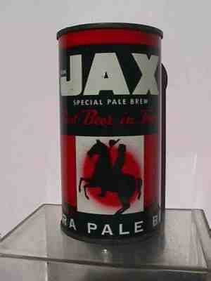 Jax 1938 IRTP beer can  EXC condition  New Orleans LA  Bottom opened  All orig 