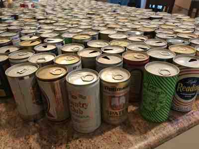 OVER 250 COLLECTIBLE VINTAGE BEER CANS From 1980 and Earlier - A STEAL!