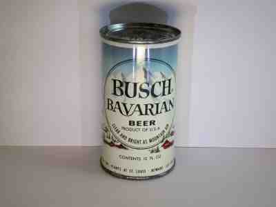 Busch Bavarian Flat Top Beer Can ( Vanity Lid - Tough )