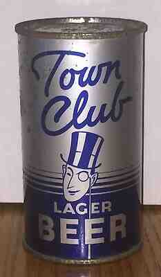 *Instructional * Town Club Flat Top Beer Can-USBC# 139-21