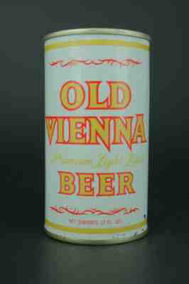 Old Vienna pull tab beer can, Maier Brewing Co., Los Angeles, CA *TOUGH VERSION*