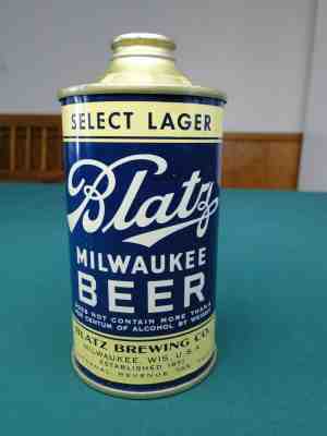 BLATZ MILWAUKEE BEER CONE TOP BEER CAN - BCCA 153-? GRADE 1++ EXTREME HIGH GRADE