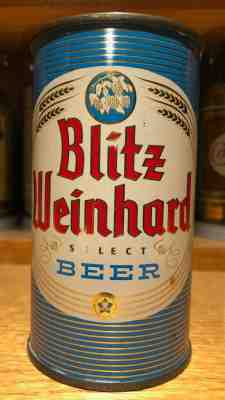 Blitz Weinhard Flat Top beer can (Red Letters) - USBC 39-28 - RARE / VERY NICE