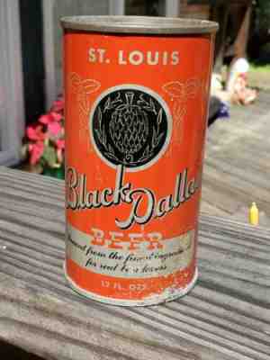 RARE ST. LOUIS BLACK DALLAS BEER CAN Holy Grail Impossible to find!!!!