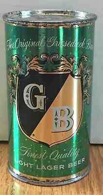 *Clean* Griesedieck Brothers GB Medium Green Flat Top Beer Can -USBC# 77-03