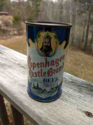 Gorgeous!!! Copenhagen Castle Brand Flat Top Beer Can - Edelbrew Brooklyn, NY 