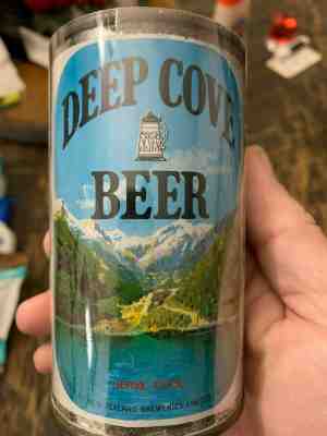 RARE 1950's 12oz Flat Top Beer Can Deep Cove New Zealand Breweries