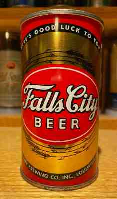 Falls City OI Flat Top Beer Can - USBC 61-27- SPECTACULAR CONDITION