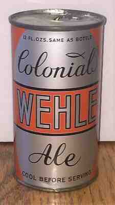 *Instructional* Super Clean Wehle Colonial Ale OI Flat Top Beer Can-USBC# 144-35