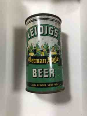 Leidig's Beer  12oz flat top can  L.H. Leidig Brewing  Salinas,CA   USBC# 91-8 