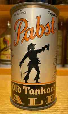 Pabst Old Tankard Ale OI Flat Top Beer Can - USBC 110-37 - AWESOME CONDITION