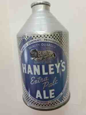 HANLEY'S EXTRA PALE ALE PROVIDENCE RHODE ISLAND  CONE TOP BEER CAN RI