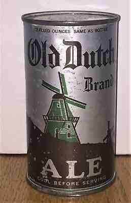 *Instructional* Metallic Old Dutch Brand Ale OI Flat Top Beer Can-USBC# 105-28