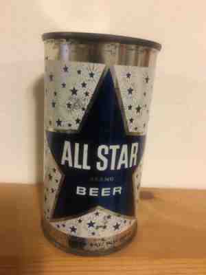 Scarce All Star flat top beer can . BO All Star Brewing Co. Green Bay WI L@@K