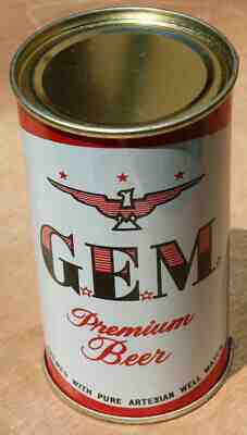 1958 Colonial Brewing Hammonton, NJ GEM *Military Base Issued* Flat Top Beer Can
