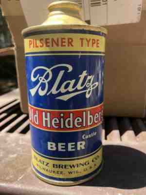 blatz cone top beer can