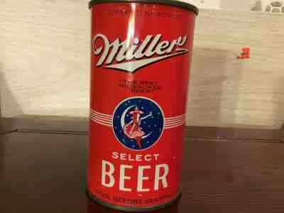 Miller Select Beer (99-29) empty OI flat top beer can by Miller, Milwaukee, WI