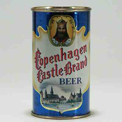 Copenhagen Castle Brand Beer Flat Top Can Edelbrew Brewery Brooklyn 51-27 -RARE-
