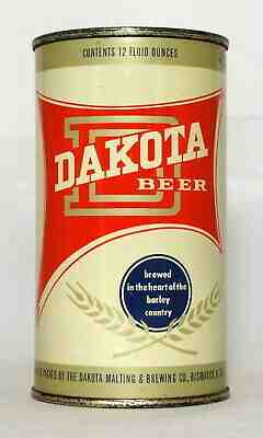 Dakota Beer 12 oz. Flat Top Beer Can-Bismarck, North Dakota