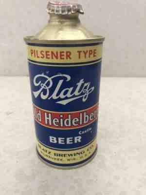 Blatz Cone Top Beer Can