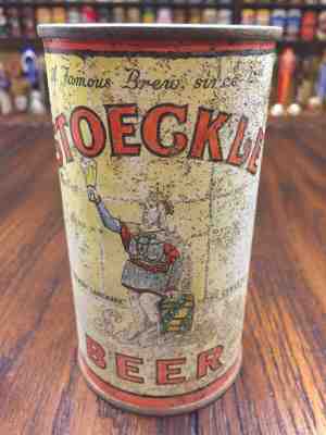 STOECKLE SELECT BEER RARE Keglined Flat Top Can, DIAMOND STATE, Wilmington, DEL