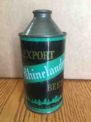 Rhinelander IRTP Cone Beer Top can,Rhinelander Brewing Co.Rhinelander WI L@@K