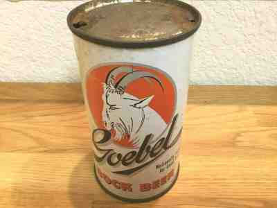 Goebel Bock Beer (71-13) empty flat top beer can by Goebel, Oakland, CA