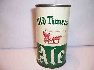 1950's  OLD TIMERS ALE  Flat Top Beer Can  Brewed in Cleveland, OH  Non-IRTP