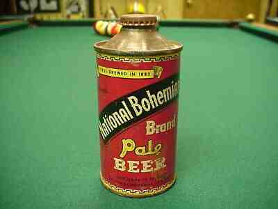 National Bohemian Pale Beer Cone Top Beer Can