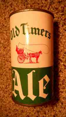 FLAT TOP BEER CAN OLD TIMERS ALE CLEVELAND SANDUSKY OHIO 108-28