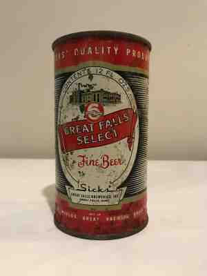 1948 Great Falls Select Sick's Fine Flat Top Beer can