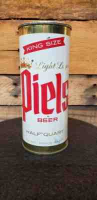 Piels Beer Can 16oz Half Quart Pint Flat Top Piel Bros Brooklyn, NY King Size