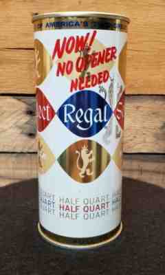 Regal Select Beer Can 16oz Half Quart Pint Pull Tab Maier Brewing Los Angeles CA