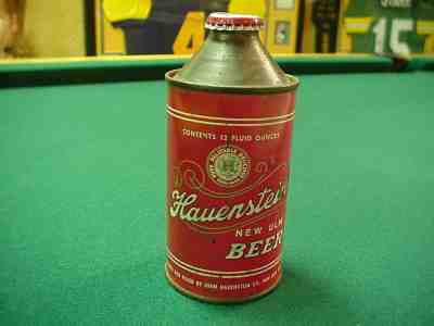  HAUENSTEIN NEW ULM  CONE TOP BEER CAN, JOHN HAUENSTEIN CO, New ULM, MN