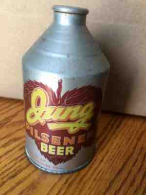 Wow! Scare Jung Crowntainer Beer Can, Wm G Jung Brewing Co. Random Lake, WI