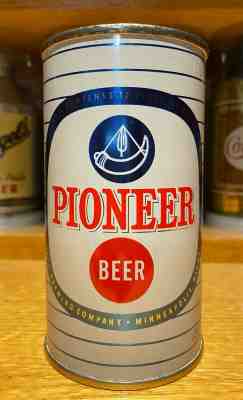 Pioneer Beer Flat Top Beer Can - USBC 116-08 - STUNNING - Minneapolis, MN
