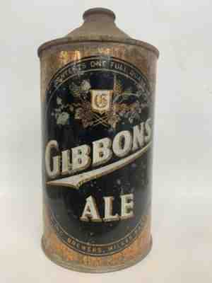 Gibbons Ale Quart Cone Top Beer Can #210-2