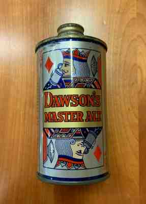 Dawson’s Master Ale IRTP Low-profile Cone Top Beer Can - New Bedford MA Clean++!