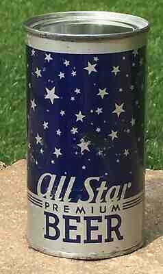 *Instructional* All Star Premium OI Flat Top Beer Can-USBC# 29-32 (Restored)